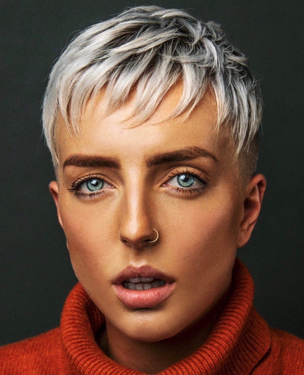 Editorial portrait of a precision platinum crop